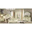 Leonardo bedroom - beige with 160x200 cm bed, and 4-doors cabinet