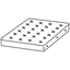 Orthopedic mattress - 90x200 cm