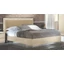 Platinum ROMBI Double bedstead with LUNA bedding container - birch