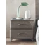 Maia MINI Night table with MAIA handle, with high legs - silver birch