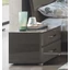Maia MINI Night table with MAIA handle, with short legs - silver birch