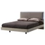 Maia Double bedstead VELLUTO MIRAGLIO 205 FUMO - silver birch