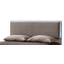 Maia Double bedstead with LUNA bedding container - 180x200 cm, VELLUTO MIRAGLIO 205 FUMO, birch