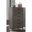 Maia Tallboy with MILANO handle, with high legs - silver birch