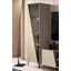 Beige-Marble Display Cabinet with 1 Door and LED Light, Left-Opening – CA Fidia Day