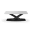 Black Coffee Table with Thunder Night Ceramic Tabletop – CA Zenith Day Krystal