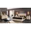 Ambra bedroom - birch with 180x200 cm bed, and 4-doors cabinet