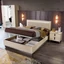 Ambra bedroom - birch with 180x200 cm bed, and 4-doors cabinet