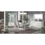 Dama Bianca Day dining room - white with 200x103 cm dining table