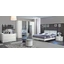 Dama Bianca bedroom - white with 160x200 cm bed, and 6-doors cabinet