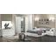 Onda bedroom - white with 180x200 cm bed, and 4-doors cabinet