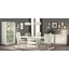 Platinum/Roma Day dining room - white with 200x103 cm dining table