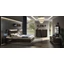 Smart bedroom - veined walnut with 180x200 cm bed