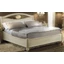 Siena Double bedstead with metal and mirrored decorative insert, with short footboard