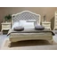 Verdi Double bedstead with upholstered headboard, 180x200 cm - beige