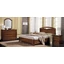 Nostalgia bedroom - walnut with 180x200 cm bed