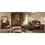 Torriani bedroom - walnut with 180x200 cm bed, with 4-doors cabinet