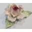 Rose-shaped, small ceramic ornament