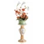 Ceramic fountain: with flower, with pedestal, with built-in lighting (3 pcs). Color: gold