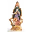 Ceramic sitting man. Color: gold