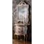 Mirror for the ceramic console. Color: rose, grey, gold.