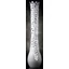 Ceramic lamp with maxi halogen lamp. Color: white, platinum