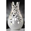 Medium size ceramic lamp, with built-in lighting (3 pcs) without glass.