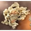 Cloud-shaped ceramic ornament with angels. Color: cream color, gold