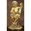 Ceramic table with angel and with the horn of abundance, with coins. Color: painted, Venice style