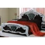 DI Lara Double bedstead - black-silver