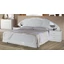 DI Lory Lux Double bedstead with 2 night tables - white