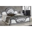 DI Marwa Double bedstead - white-silver