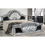 DI Marwa Double bedstead - black-silver