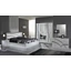 DI Ambra bedroom - white with 180x200 cm bed, with 6-doors cabinet