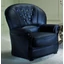 Vienna Armchair with Swarovski crystals, with standard leather