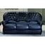 Vienna Triple couch with Swarovski crystals, with standard leather