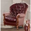 York Armchair, with standard leather