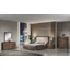 H2 Bella bedroom - veined oak with 160x200 cm bed, with 6-doors cabinet