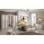 Grace Italian style bedroom set in white-gold colour, with 6-doors wardrobe and 160 cm bed