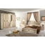 Luisa Italian style bedroom set in beige colour, with 6-doors wardrobe and 180 cm bed