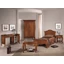 Queen bedroom - optional color with 120x195 cm bed, with 2-doors cabinet