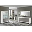 LM Modena Day dining room - steel grey-white with 190x90 cm dining table