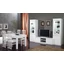 LM Roma Cromo Day dining room - white with 190x90 cm dining table