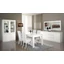 LM Roma Day dining room - white with 190x90 cm dining table