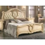 Sovrana Double bedstead with capitonné padded headboard, without Swarovski crystals - beige