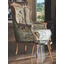 Bergère Armchair, Baroque style “bergère”, with II. Cat. leather fabric