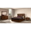 ST Eva bedroom - walnut with 198x203 cm bed