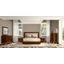 ST Eva bedroom - walnut with 198x203 cm bed