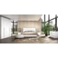 ST Luna bedroom - white with 198x203 cm bed, with 4-doors cabinet