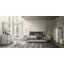 ST Mia bedroom - silver grey with 198x203 cm bed